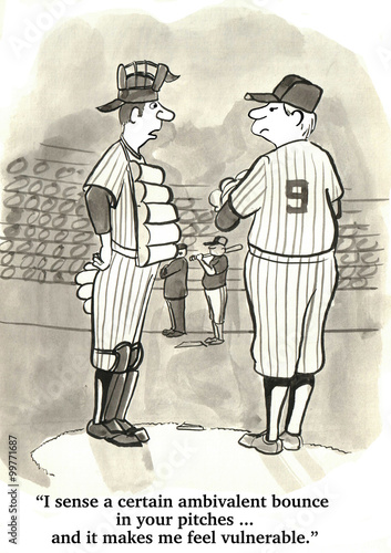 Catcher Feels Ambivalence in the Pitches