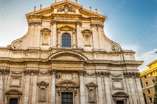 The Church of Saint Ignatius of Loyola in Rome photo