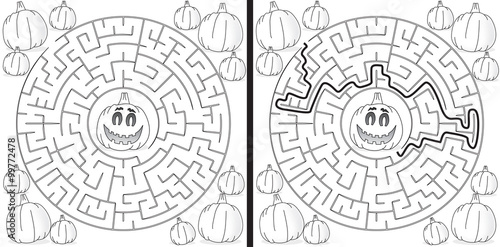 Pumpkin maze