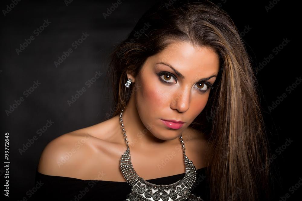 Beautiful woman with healthy long hair Beautiful woman with healthy long hair