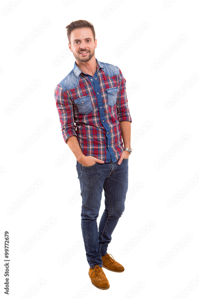 Studio shot of a young man Studio shot of a young man