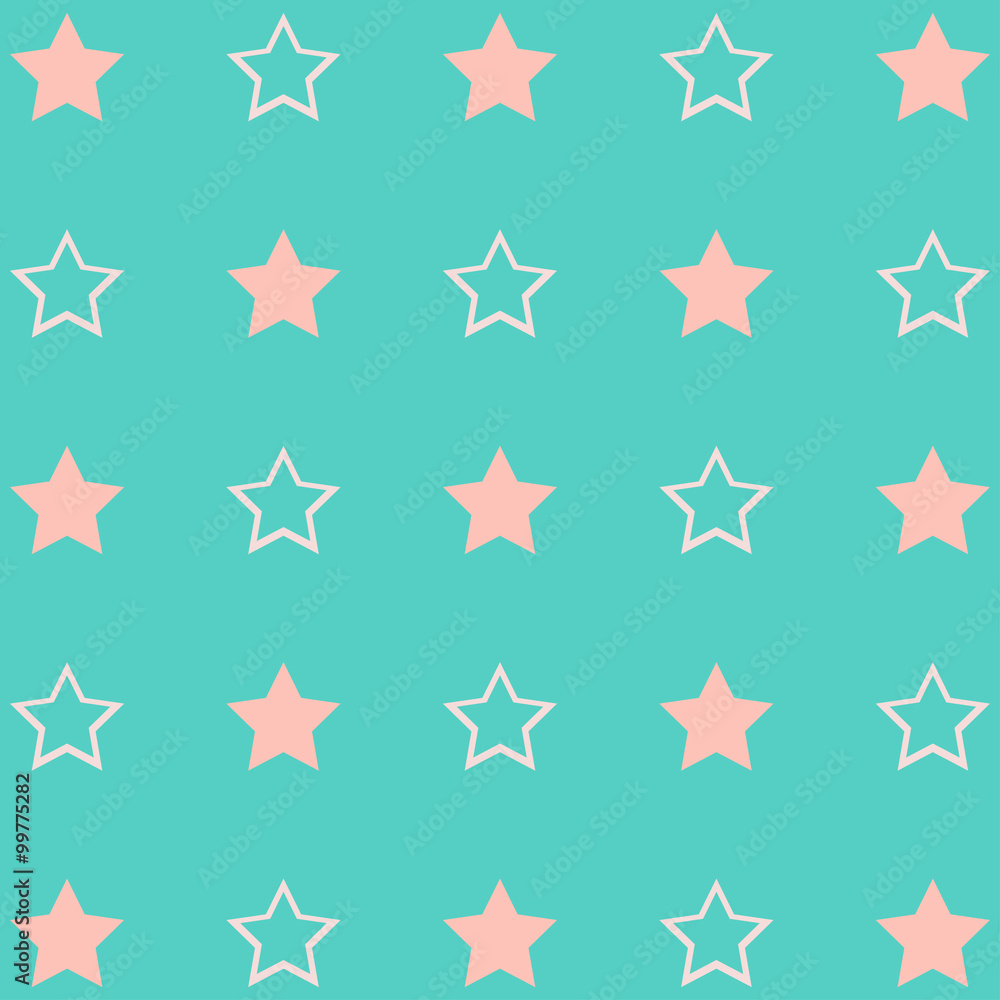 Abstract geometric retropolka star background. Abstract geometric retropolka star background.
