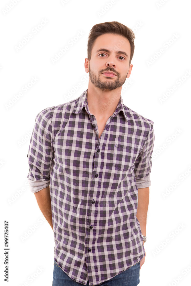 Studio shot of a young man Studio shot of a young man