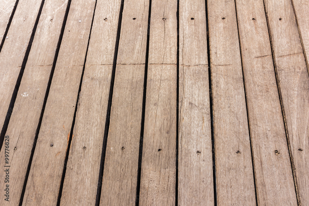 perspective wooden floor ,image in soft focusing perspective wooden floor ,image in soft focusing