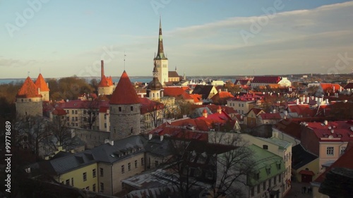 Wallpaper Mural Tallinn, Estonia old city panorama Torontodigital.ca