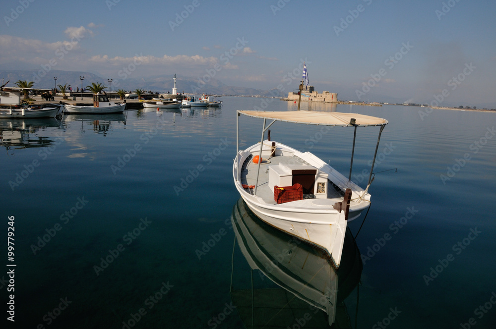 Nafplion, beautiful town in the Peloponnese, Greece