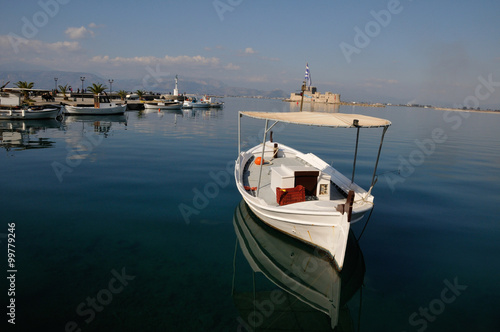 Nafplion, beautiful town in the Peloponnese, Greece photo