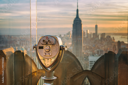 Obraz na plátně New York - USA - Empire State Building