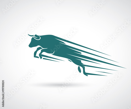 Jumping bull