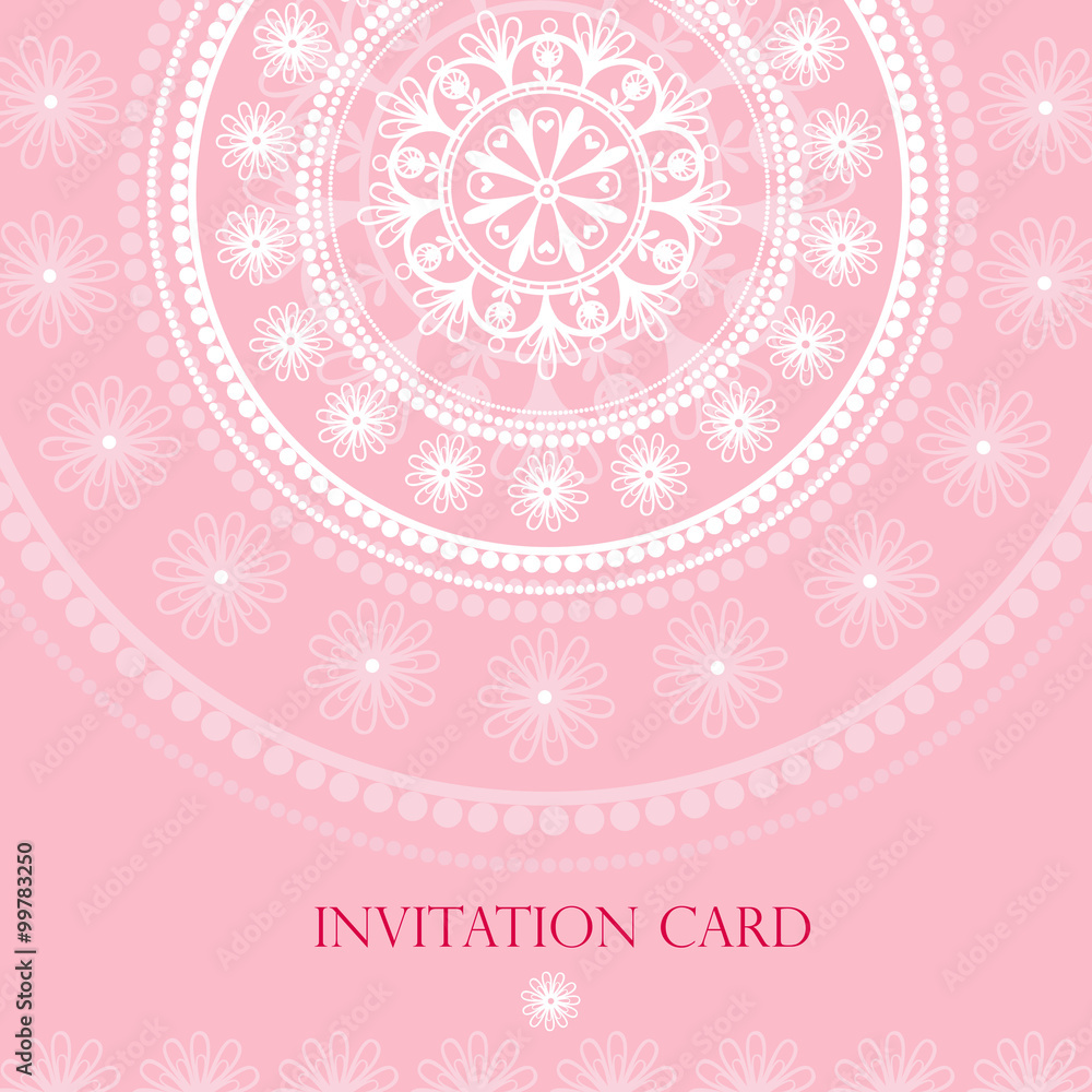 Naklejka premium Floral background, greeting card.