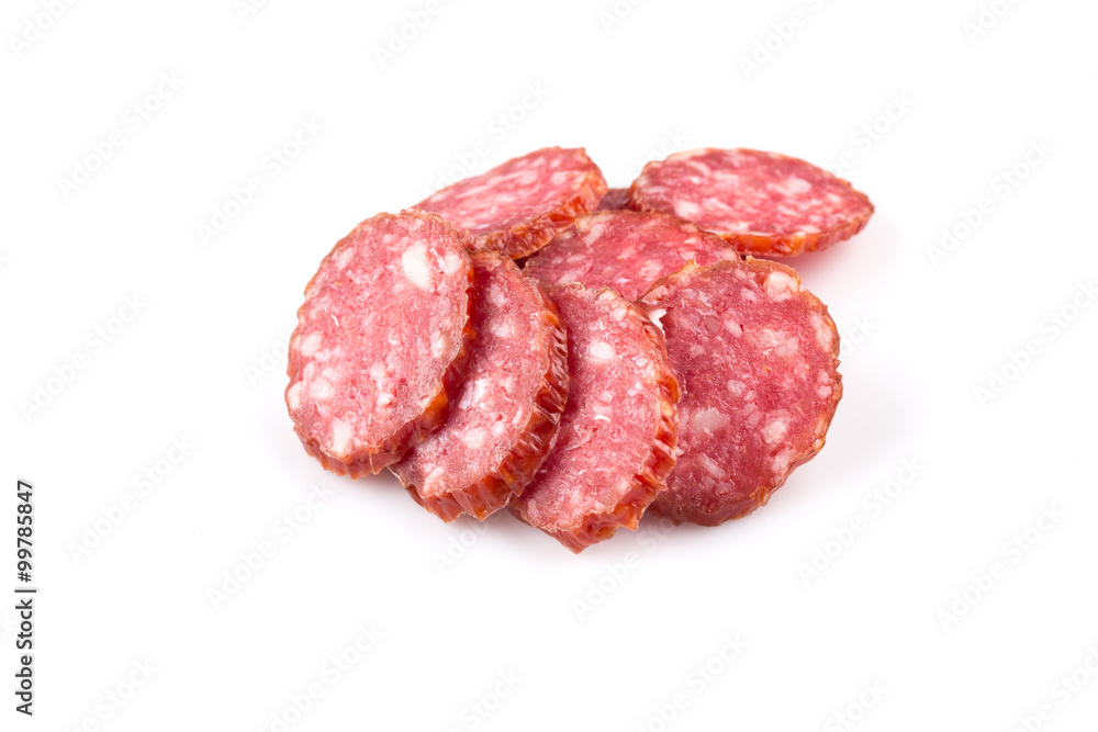 slices of salami slices of salami