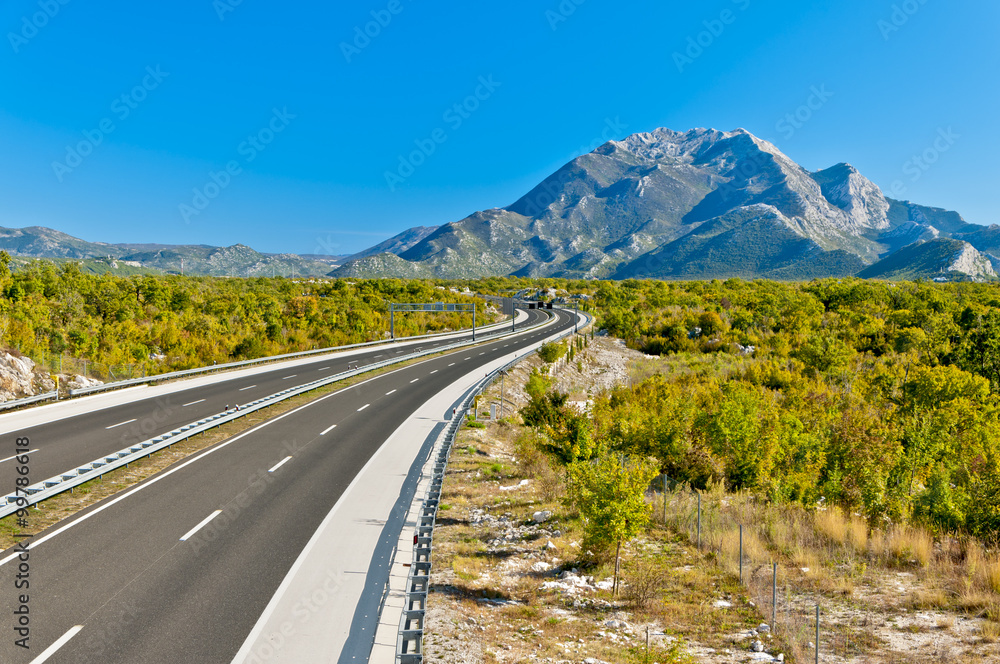 Fototapeta premium motorway in croatia, dalmatia - 7474
