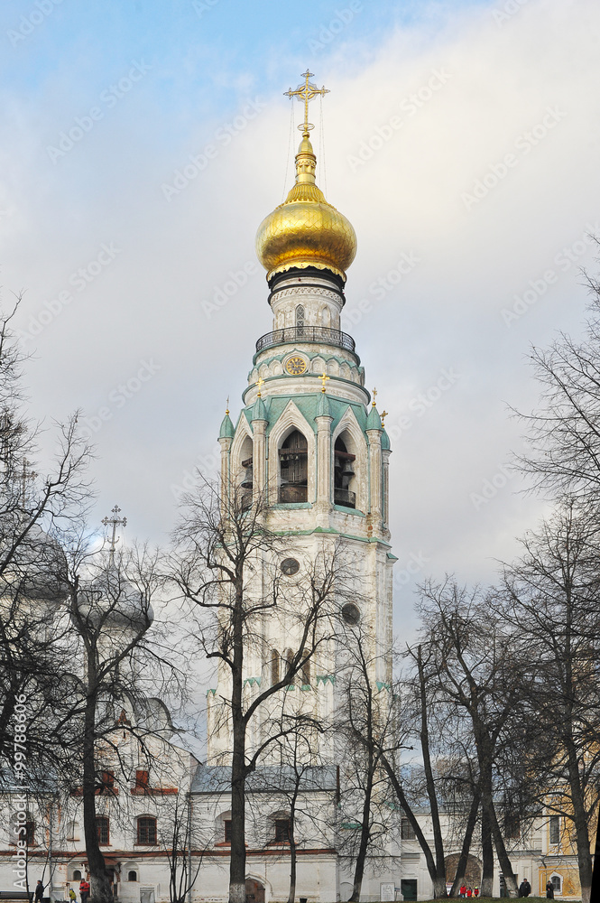 temple on Cathedral hill in the city of Vologda, Russia