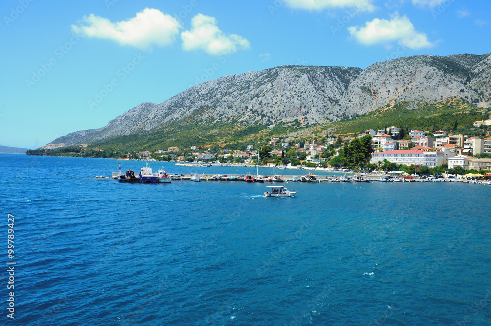 Port of Astakos in western Greece