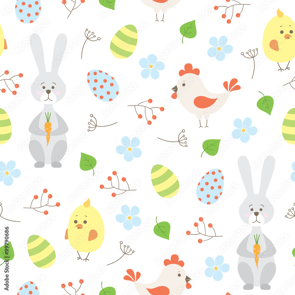seamless vector Easter pattern seamless vector Easter pattern