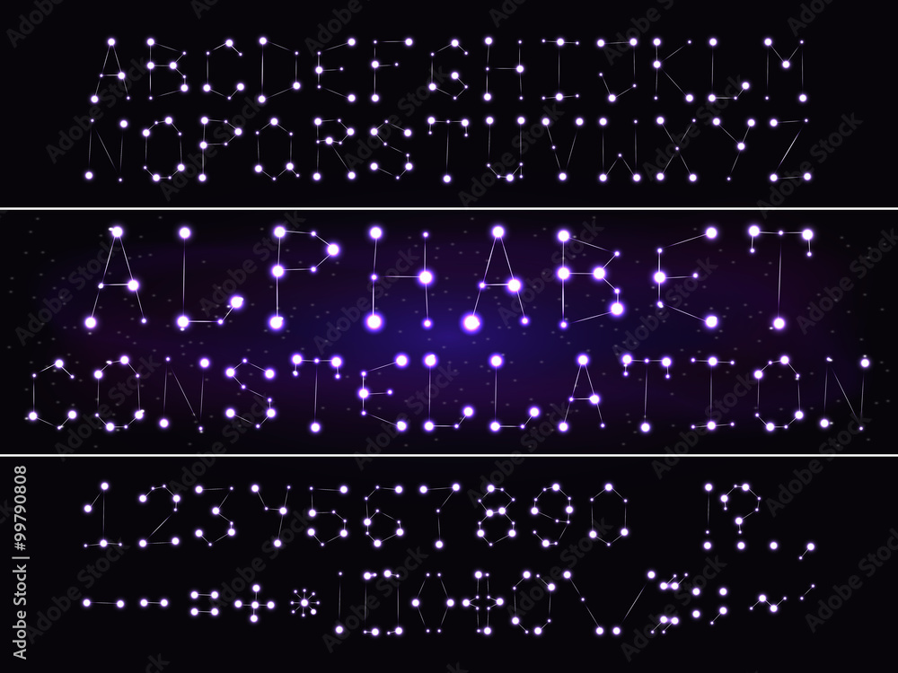 The font of the constellation The font of the constellation