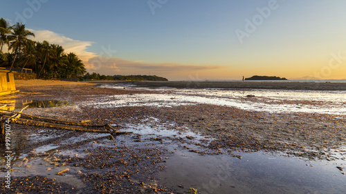 Low tide beach sunset in Madagascar