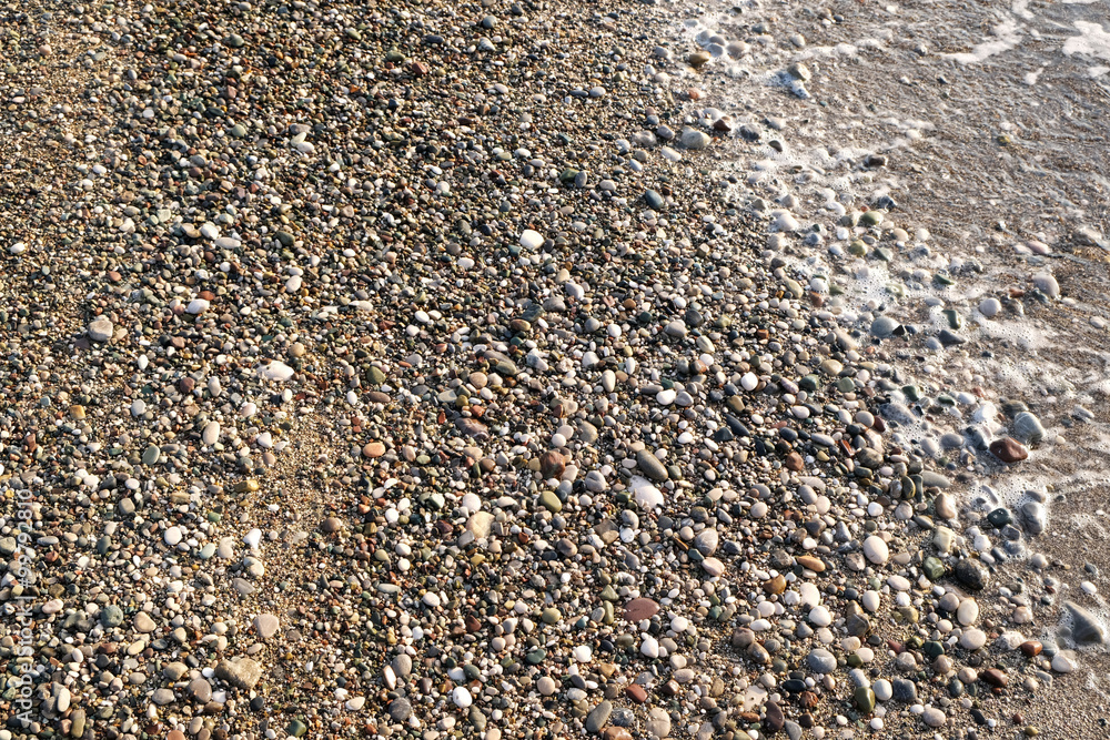 Turkish seacoast closeup