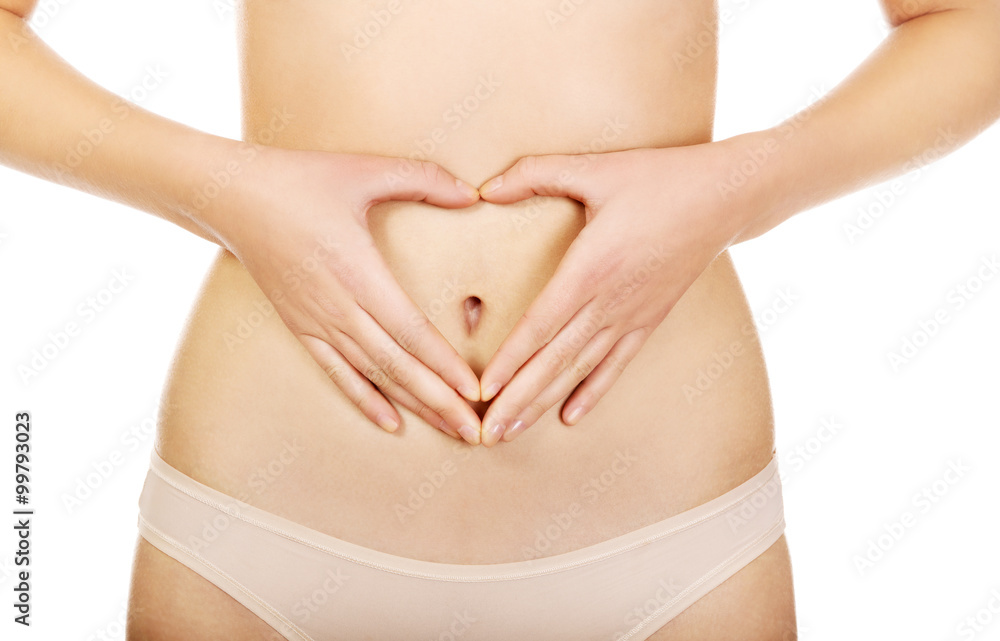 custom made wallpaper toronto digitalWoman is having heart shape made from hands on her belly