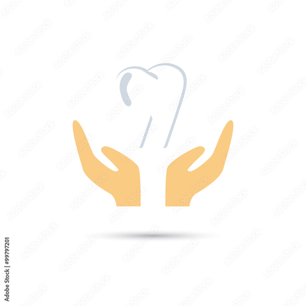 Dental care color icon