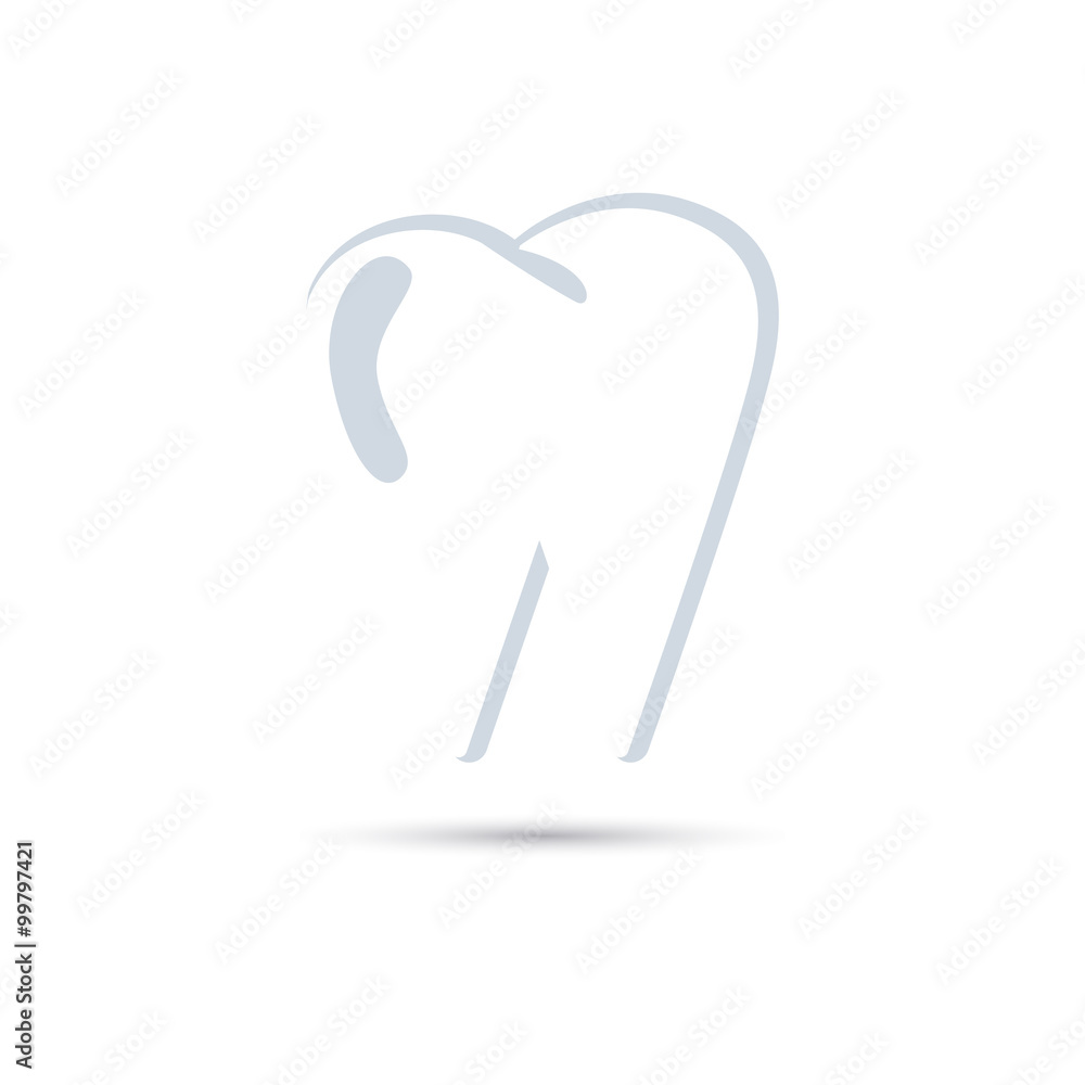 Tooth color icon Tooth color icon