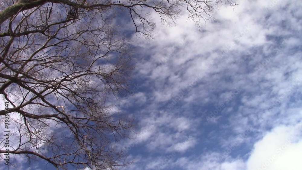 fast motion of passing clouds on sunny winter day fast motion of passing clouds on sunny winter day