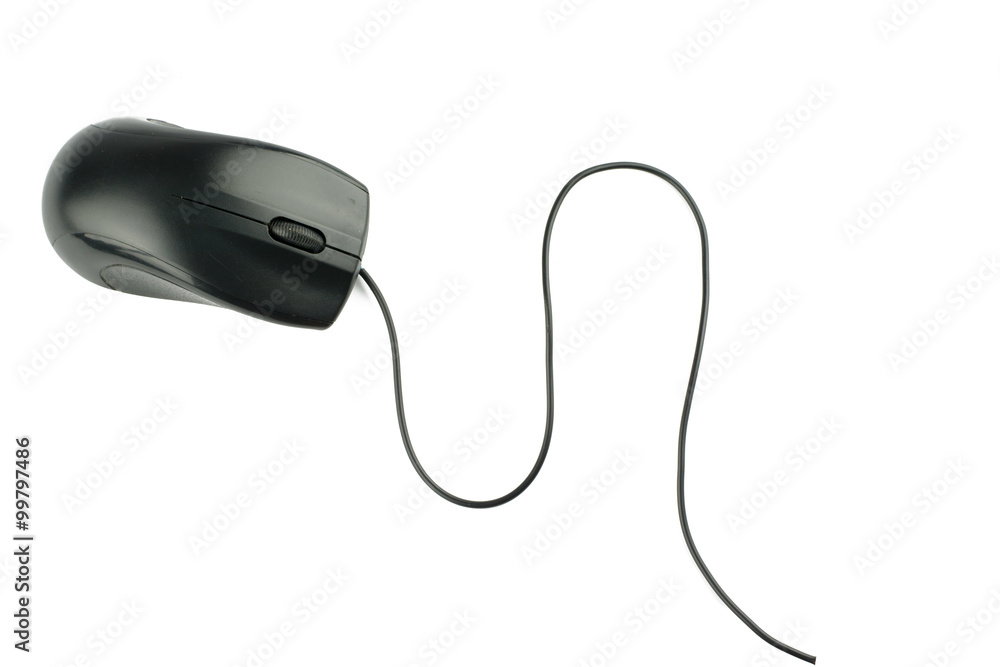 computer mouse on white background computer mouse on white background