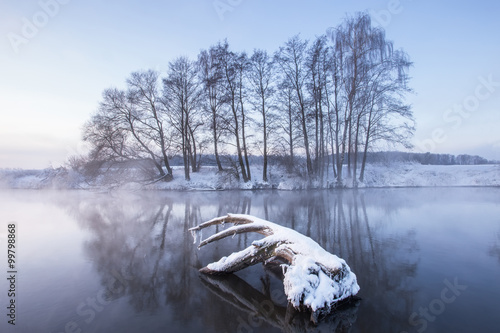 Fotografia, Obraz Winter dawn