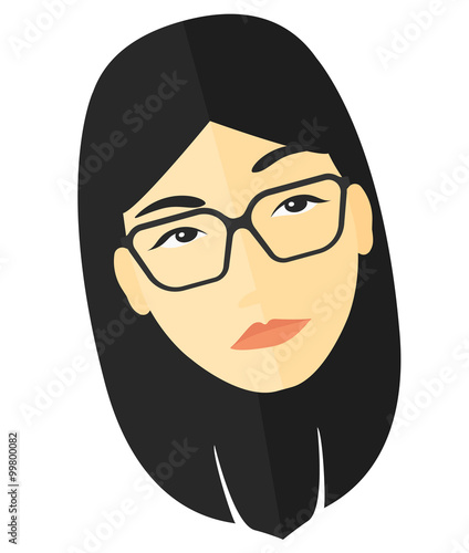 Doubtful young woman.