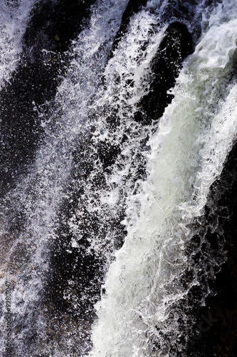 Fototapeta Naklejka Na Ścianę i Meble -  flowing waterfalls detail view