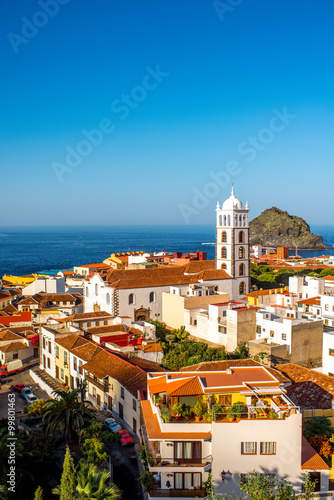 Картината върху платно Garachico town cityscape view