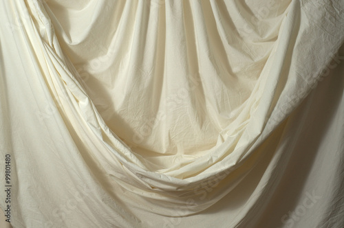 Schilderij op canvas draped muslin backdrop