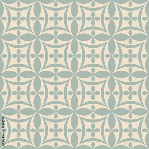 Elegant antique background image of oval cross geometry pattern.  