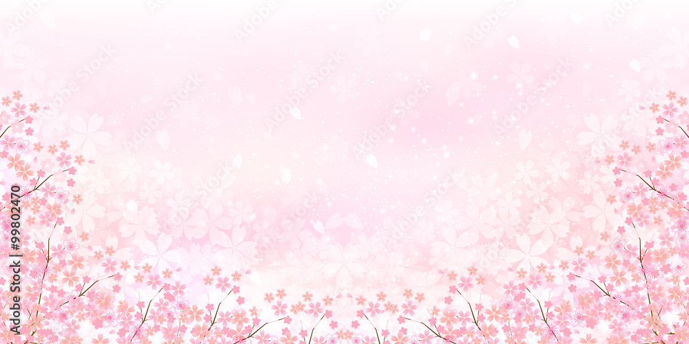 桜　春　花　背景