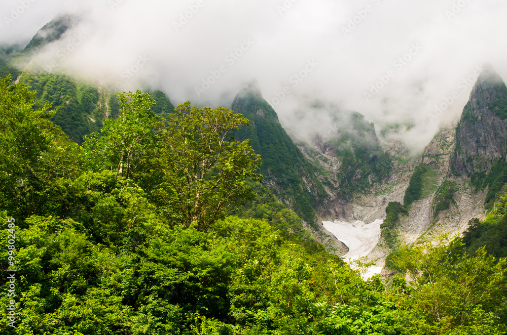 Obraz premium Tanigawadake,gunma,tourism of japan