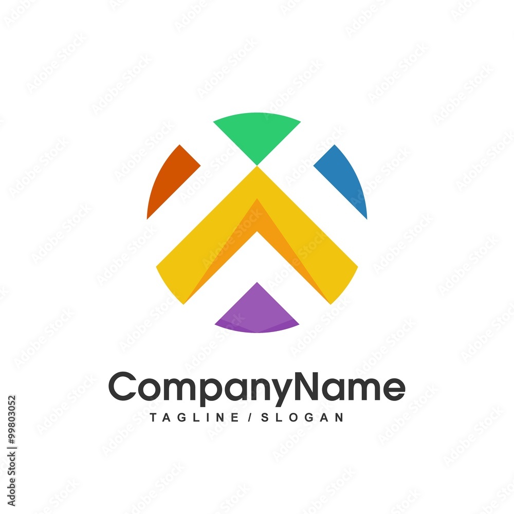 Circle logo icon Vector Circle logo icon Vector