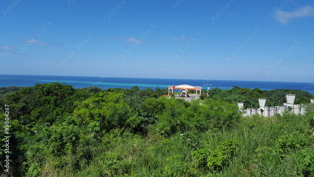 Fototapeta premium Caribbean island view 2