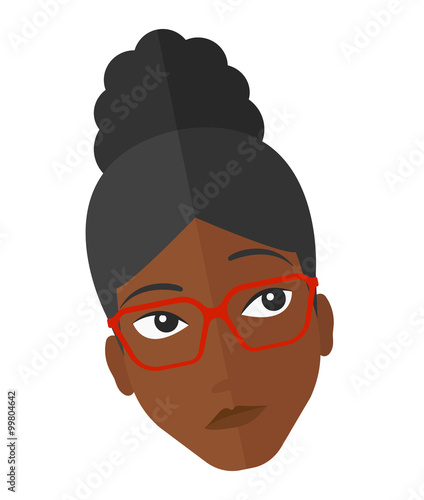 Doubtful young woman.