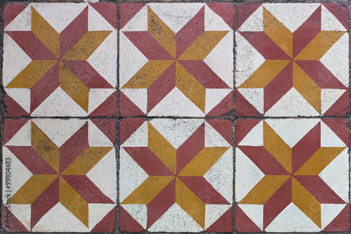 Ancient floor tiles