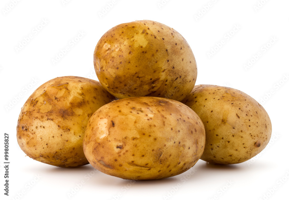 new potato tuber isolated on white background cutout new potato tuber isolated on white background cutout