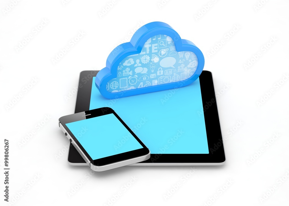 tablet pc, smart phone and cloud tablet pc, smart phone and cloud