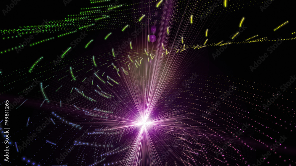 Fototapeta premium futuristic wave background design with lights