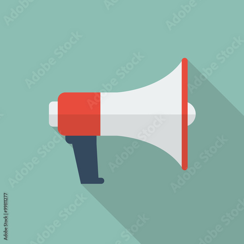 Megaphone flat icon