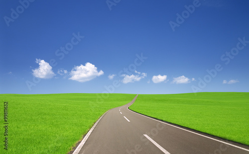 straight road