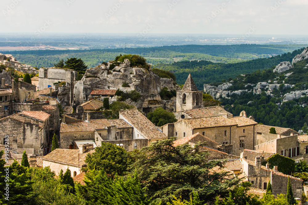Les Baux de Provence village, France