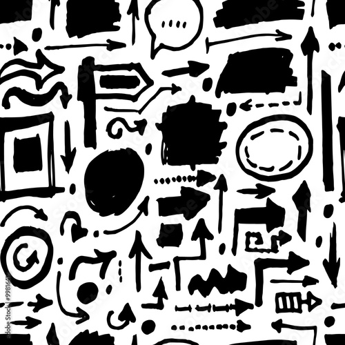 Arrows seamless pattern for your design
