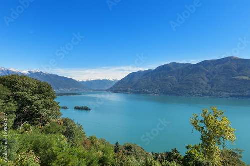Panoramic of Lake Maggiore © alexandre zveiger