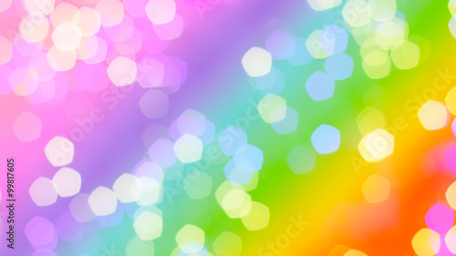 Colorful bokeh background.