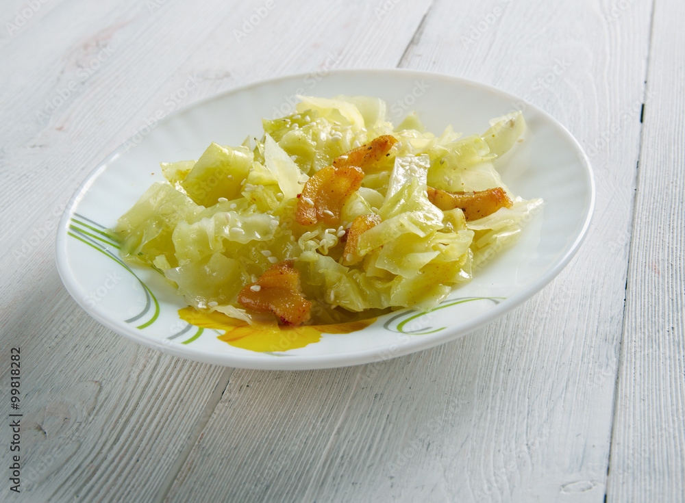 Southern Fried Cabbage