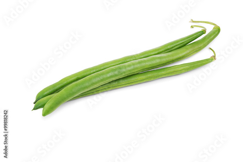 Green bean  isolated
